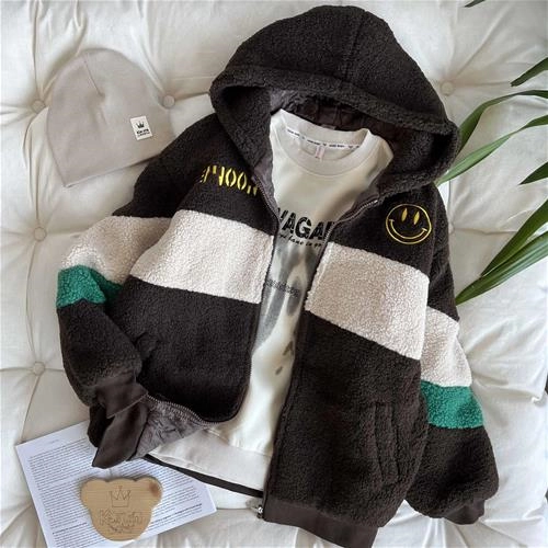 سویشرت تدی طرح لبخند 8 سال تا 12 سال کد 212112