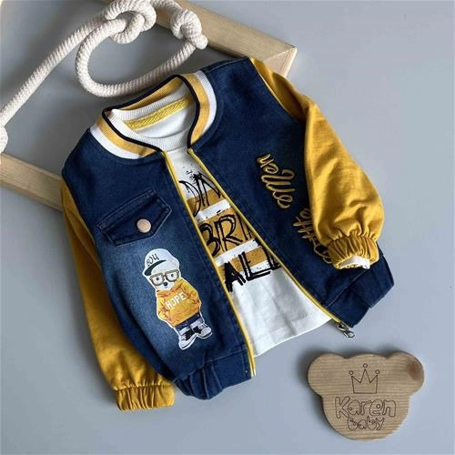 دوتیکه طرحدار 6 ماه تا 9 ماه کد 181272