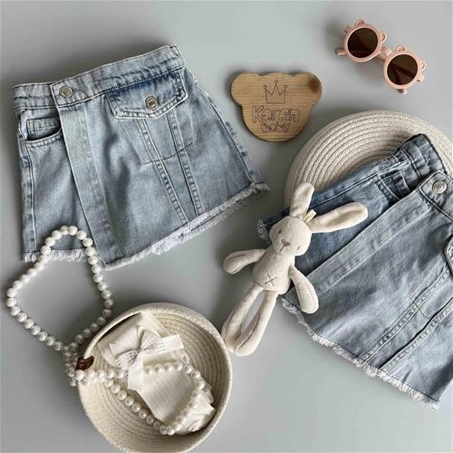 شلوارک لی طرح دامن 3 سال الی 8 سال کد 201143