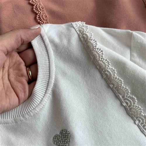 بلوز وسط قلب 2 سال تا 7 سال کد 205147
