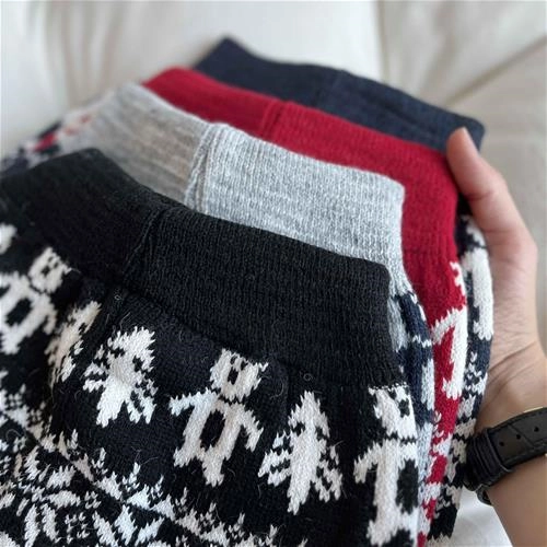 تایت بافت طرح خرس و برف 2 سال تا 5 سال کد 211380-(211381)