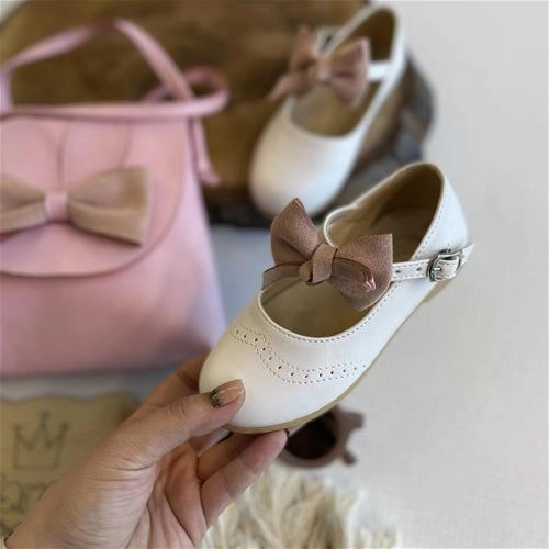 کفش طرح بند پاپیون دار 11033