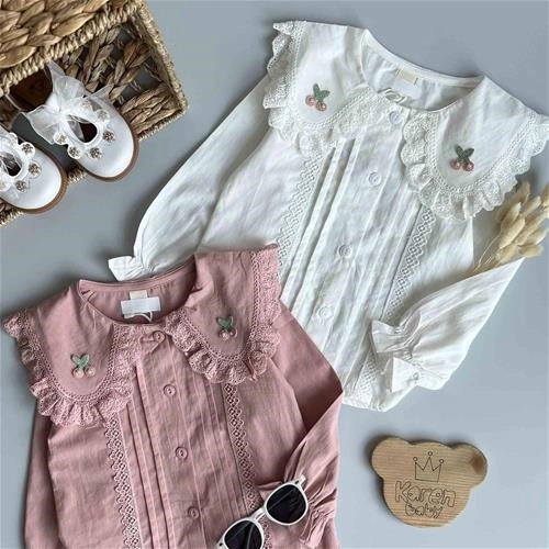 شومیز یقه بی‌بی گیلاس 2/5 سال‌ تا 8 سال کد 205309