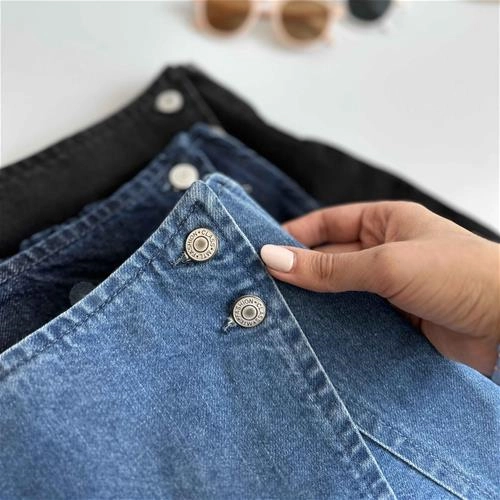 شلوارک‌دامنی جین ابرا 1/5 تا 10 سال کد 205349 ـ 205350