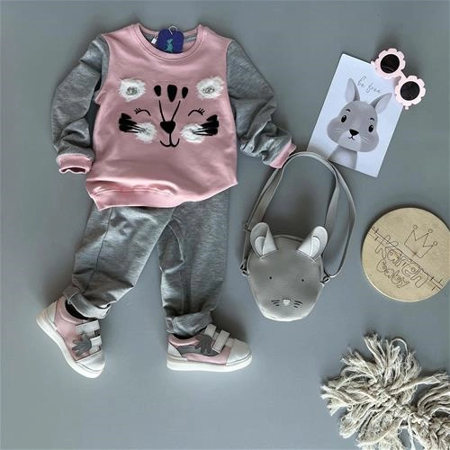 دوتیکه طرح گربه 18 ماه تا 6 سال کد 151404