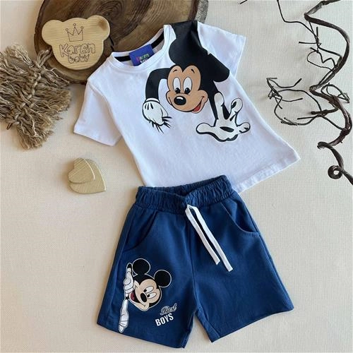 شلوارک طرح میکی 0 تا 4 سال کد 161182