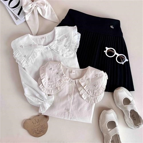 شومیز یقه بی بی 6 سال تا 10 سال کد 10222