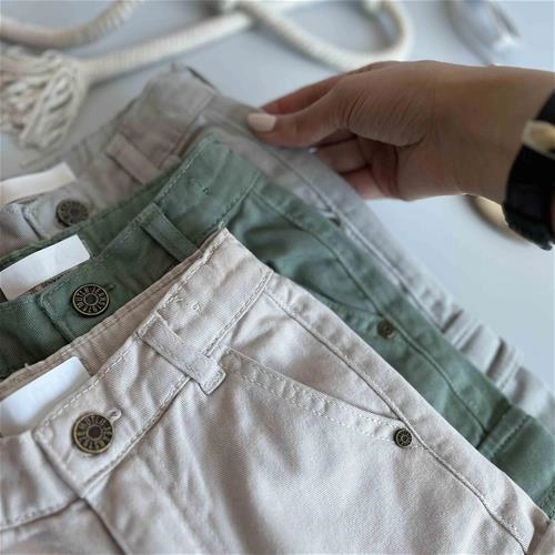 شلوارکتان کارگو پایین چسب 3 سال تا 7 سال کد 205354