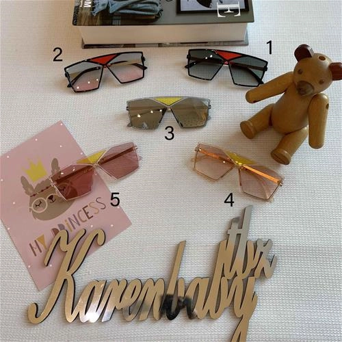 عینک دودی طرح 5 ضلعی کد 1701