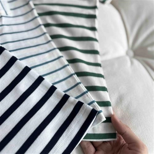 تیشرت راه راه درشت پسرانه 6 سال تا 10 سال کد 9521 (221117)