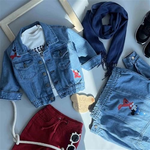 ‎کت جین طرح مینی ماوس 2 سال تا 6 سال کد 181241