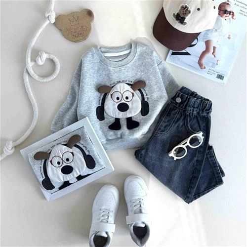 بلوز دورس طرح پو 1.5 سال تا 5 سال کد 10168