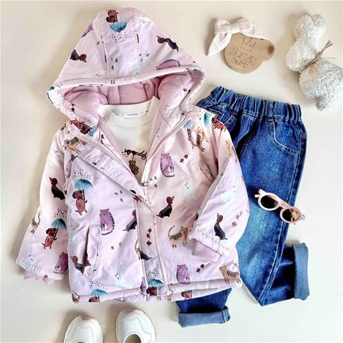 کاپشن بچگانه طرح حیوانات 3 سال تا 11 سال کد 10096