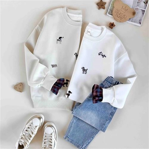 بلوز بچگانه طرح سگ 9 تا 15 سال کد 10033