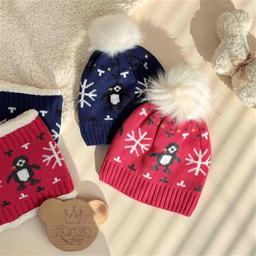 شال و کلاه پنگوئن 9 ماه تا 6 سال کد 10009