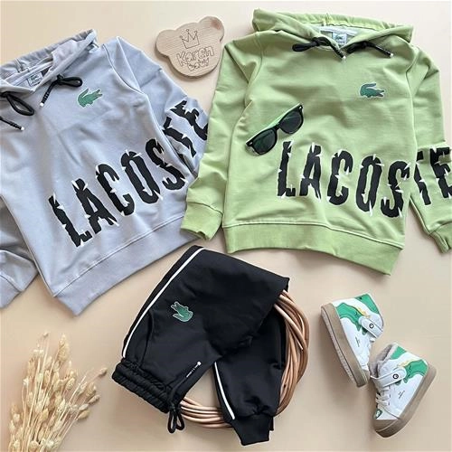 دوتیکه هودی شلوار طرح تمساح 4 سال تا 15 سال کد 171253