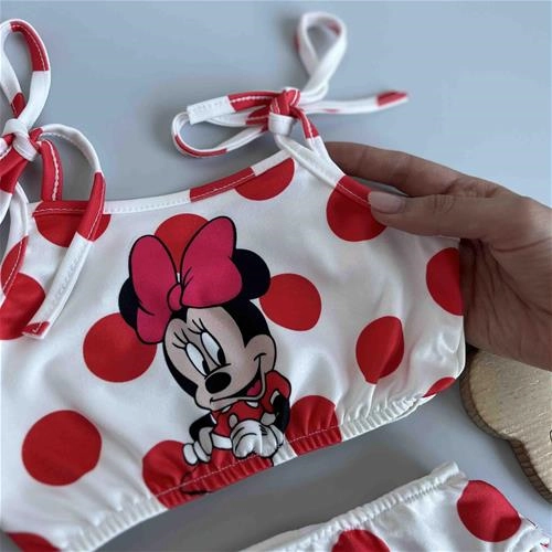 مایو چهار تیکه حوله دار مینی 3 سال تا 6 سال کد 206325