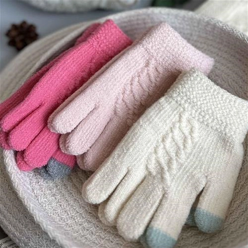 دستکش طرح بافت 6 سال تا 12 سال کد 204135