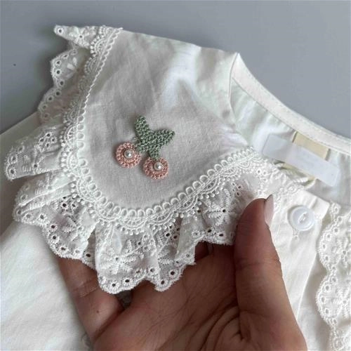 شومیز یقه بی‌بی گیلاس 2/5 سال‌ تا 8 سال کد 205309