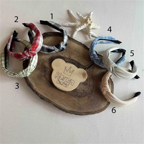 تل سر دخترانه چهارخانه کد 152134