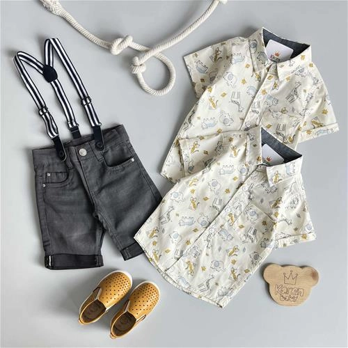 شومیز طرح حیوانات 1 سال تا 7 سال کد 192103