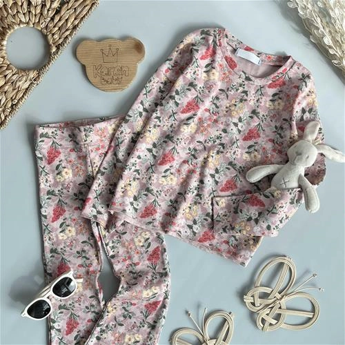 دوتیکه گلدار  2 سال تا 8 سال کد 205289