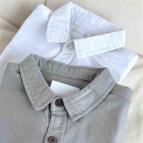 پیراهن پسرانه رنگ طوسی 2 سال تا 8 سال کد 9730 (9725)