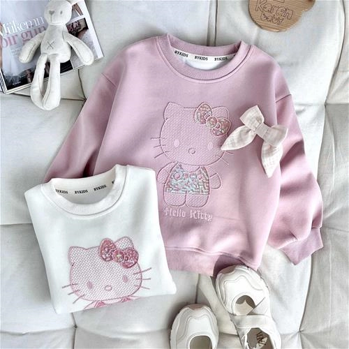 بلوز دورس طرح کیتی 5 تا 9 سال کد 9913