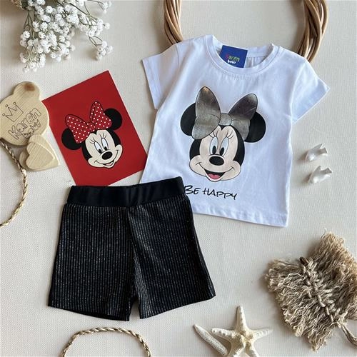 تیشرت طرح مینی پاپیون دار 0 تا 4 سال کد 161177