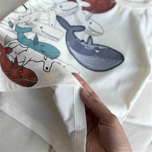 تیشرت نهنگ 3 سال تا 8 سال کد9527 221127