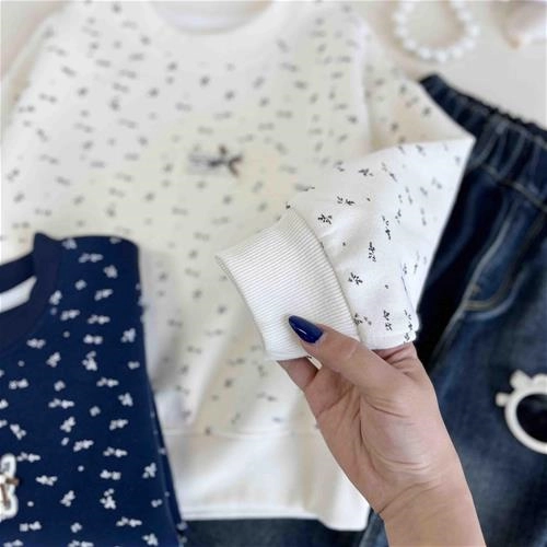 بلوز دورس طرح گل گلی 6 سال تا 10 سال کد 10259