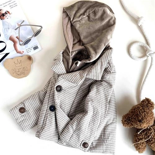 سویشرت چهارخانه بچگانه 1 سال تا 3 سال کد 9869