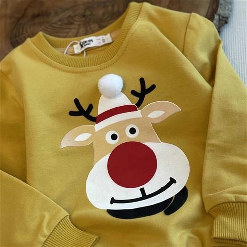 بلوز طرح گوزن چاپی ۱ سال تا ۱۰ سال کد 923119