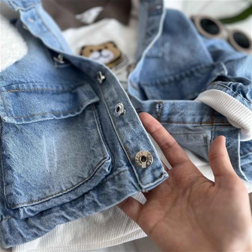 سویشرت جین 3 سال تا 8 سال کد8856 (211266)