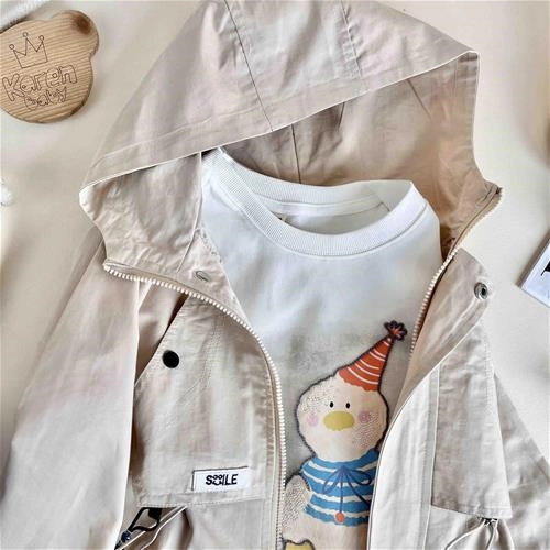 بارانی بچگانه طرح (Smile) 8 سال تا 11 سال کد 10235