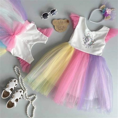 سارافون پونی رنگی 5 سال تا 8 سال کد 191320