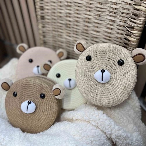 کیف و کلاه حصیری طرح خرس 18 ماه تا 10 سال کد 204171