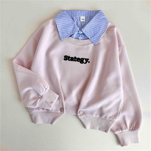 بلوز یقه دار بچگانه 6 تا 10 سال  کد 9705