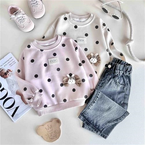 بلوز خال خالی nim-nim کد 10225