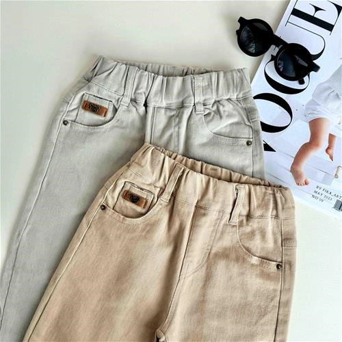 شلوار کتان طرح خرس 1.5 سال تا 7 سال کد 9855