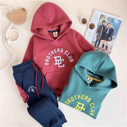 دوتیکه هودی شلوار داخل کرکی 6 سال تا 10 سال کد 9920