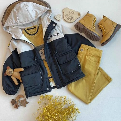 کاپشن پسرانه داخل کرکی ۳ سال تا ۸ سال کد 152179