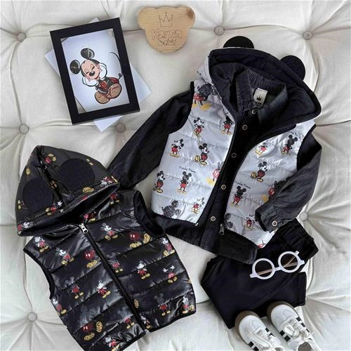 پافر کلاه دار میکی موس 2 سال تا 5 سال کد 211475