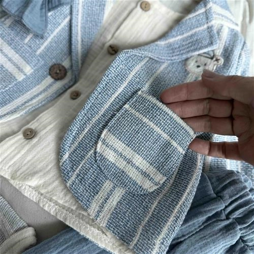 چهار تیکه کت کنفی 6 ماه تا 18 ماه کد 211417