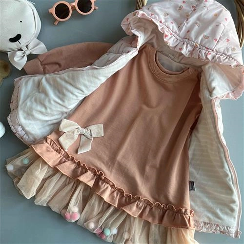 تونیک دخترانه پایین تور 2 سال تا 5 سال کد 172107