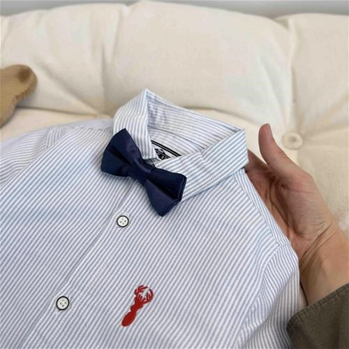 پیراهن راه راه گوزن دار 3 ماه‌ تا 3 سال کد 9266 (212100)