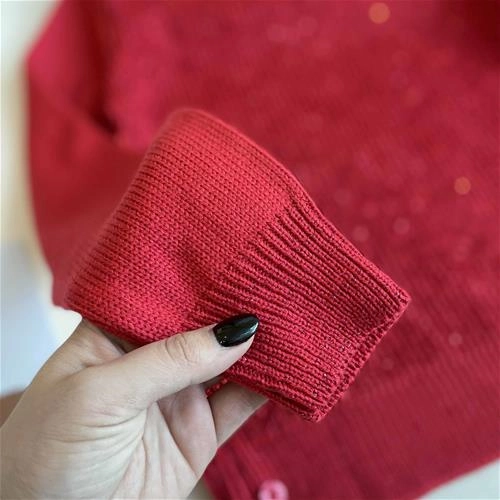 تونیک بافت دخترانه پولکی ۹ سال تا ۱۳ سال کد 151311