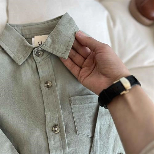 پیراهن یقه مردانه 1 سال‌ تا 6 سال کد 212136