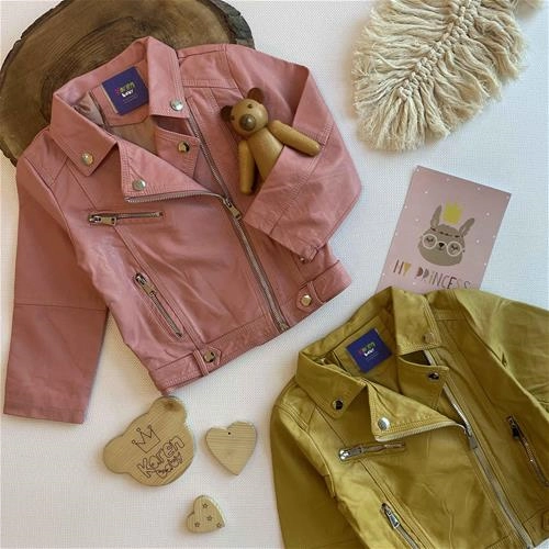 سویشرت چرم طرح سه زیپدار 4 سال تا 9 سال کد 152203