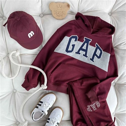 دو تیکه هودی و شلوار گپ 7 سال تا 16 سال کد 211565